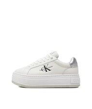 CALVIN KLEIN BOLD LOW LACE Sk&oacute;rzane trampki na platformie biały - Buty damskie - 4