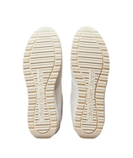 CALVIN KLEIN TOOTHY RUNNER Sk&oacute;rzane trampki biały - Buty damskie - 5