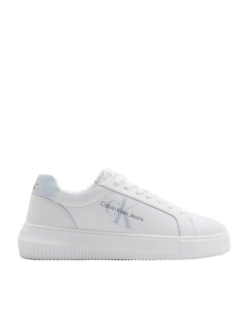 CK JEANS  Chunky Cupsole Sk&oacute;rzane trampki biały - Buty damskie