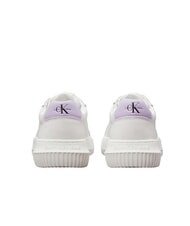 CALVIN KLEIN CK JEANS  Chunky Cupsole Sk&oacute;rzane trampki biały - Buty damskie - 5