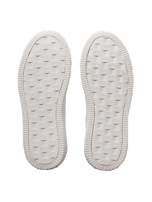 CK JEANS  Chunky Cupsole Sk&oacute;rzane trampki biały - Buty damskie