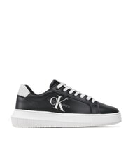 CALVIN KLEIN CK JEANS  Chunky Cupsole Sk&oacute;rzane trampki czarny - Buty damskie - 2