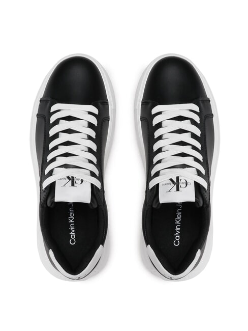 CK JEANS  Chunky Cupsole Sk&oacute;rzane trampki czarny - Buty damskie