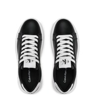 CALVIN KLEIN CK JEANS  Chunky Cupsole Sk&oacute;rzane trampki czarny - Buty damskie - 5