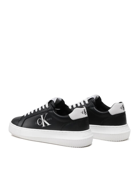 CK JEANS  Chunky Cupsole Sk&oacute;rzane trampki czarny - Buty damskie