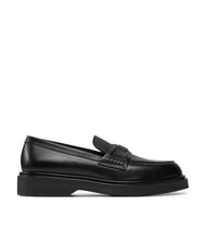CALVIN KLEIN LOAFER W/HW LTH Mokasyny sk&oacute;rzane czarny - Buty damskie - 2