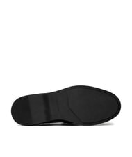 CALVIN KLEIN LOAFER W/HW LTH Mokasyny sk&oacute;rzane czarny - Buty damskie - 6
