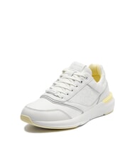 CALVIN KLEIN EPI MONO MIX Sk&oacute;rzane trampki biały - Buty damskie - 3