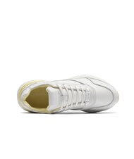 CALVIN KLEIN EPI MONO MIX Sk&oacute;rzane trampki biały - Buty damskie - 5