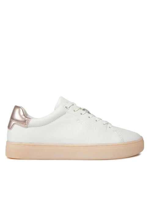 CUPSOLE LACE UP PEARL Sk&oacute;rzane trampki biały - Buty damskie