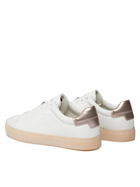 CUPSOLE LACE UP PEARL Sk&oacute;rzane trampki biały - Buty damskie