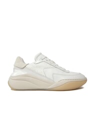 CALVIN KLEIN WEDGE MONO Sk&oacute;rzane trampki biały - Buty damskie - 2