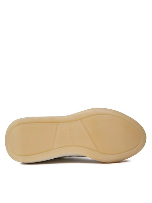 WEDGE MONO Sk&oacute;rzane trampki biały - Buty damskie