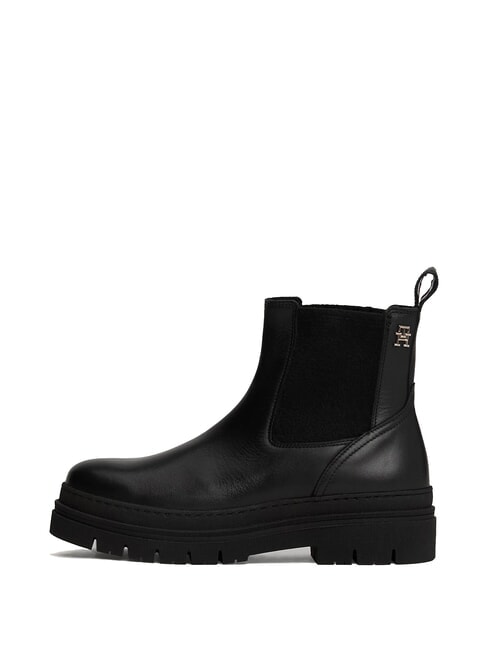 TH Sk&oacute;rzane botki w stylu Chelsea czarny - Buty damskie