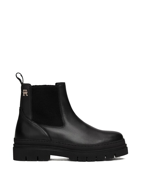 TH Sk&oacute;rzane botki w stylu Chelsea czarny - Buty damskie
