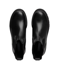 TOMMY HILFIGER TH Sk&oacute;rzane botki w stylu Chelsea czarny - Buty damskie - 5
