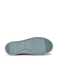 CALVIN KLEIN FLATFORM CUP LACE UP Trampki ze sk&oacute;ry zamszowej beżowy - Buty damskie - 6