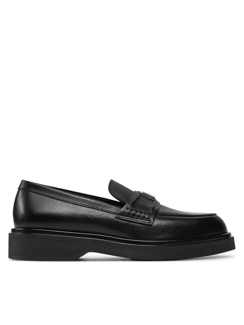 LOAFER W/HW LTH Mokasyny sk&oacute;rzane czarny - Buty damskie