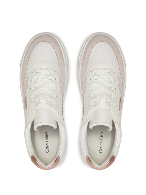 FF CUPSOLE LACE UP Sk&oacute;rzane trampki biały - Buty damskie