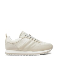 CALVIN KLEIN RUNNER LACE UP SAFF Sk&oacute;rzane trampki szary - Buty damskie - 2