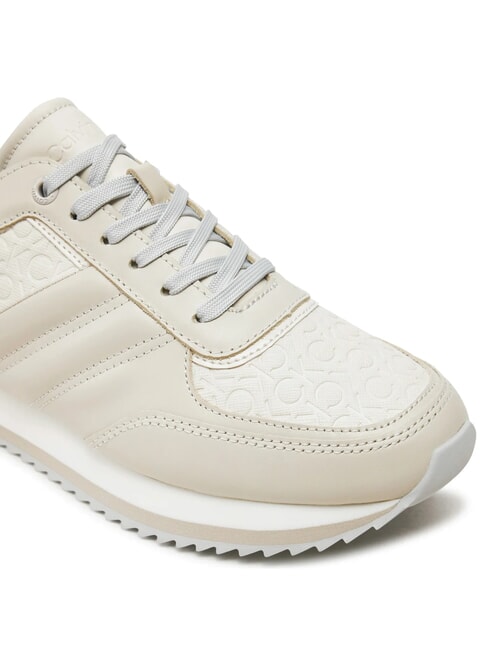 RUNNER LACE UP SAFF Sk&oacute;rzane trampki szary - Buty damskie