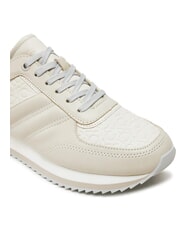 CALVIN KLEIN RUNNER LACE UP SAFF Sk&oacute;rzane trampki szary - Buty damskie - 3