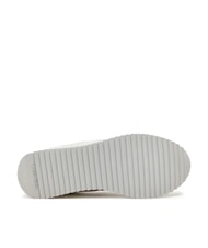 CALVIN KLEIN RUNNER LACE UP SAFF Sk&oacute;rzane trampki szary - Buty damskie - 6