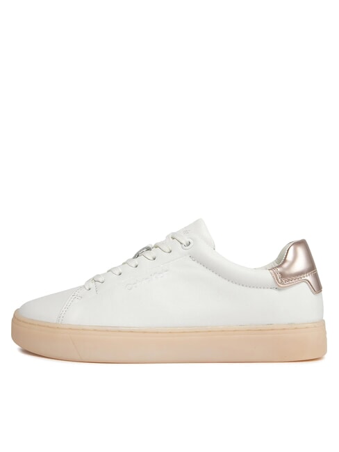 CUPSOLE LACE UP PEARL Sk&oacute;rzane trampki biały - Buty damskie