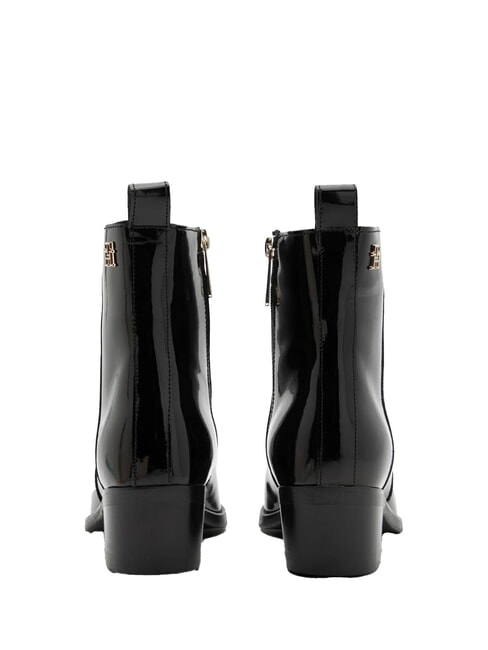 TH COWBOY Teksańskie buty ze sk&oacute;ry błyszczącej czarny - Buty damskie