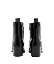 TOMMY HILFIGER TH COWBOY Teksańskie buty ze sk&oacute;ry błyszczącej czarny - Buty damskie - 5