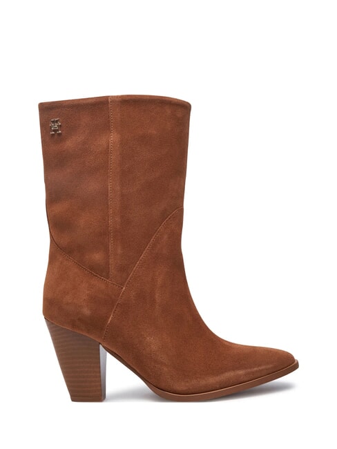 MID COWBOY Zamszowe buty teksańskie brązowy - Buty damskie