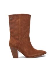 TOMMY HILFIGER MID COWBOY Zamszowe buty teksańskie - Buty damskie