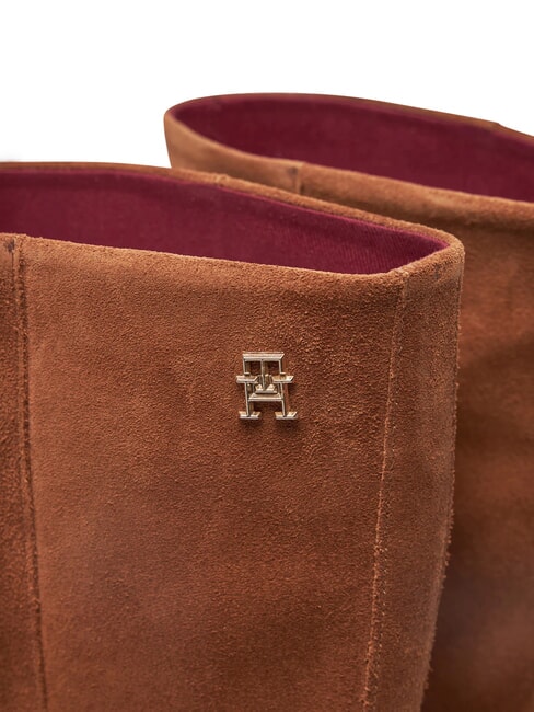 MID COWBOY Zamszowe buty teksańskie brązowy - Buty damskie