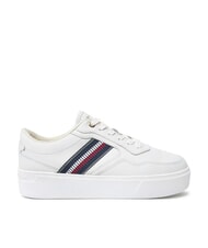 TOMMY HILFIGER STRIPES PLATFORM Sk&oacute;rzane trampki za kostkę ecru - Buty damskie - 2