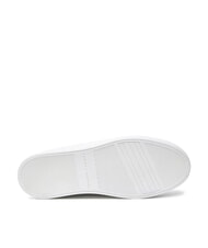 TOMMY HILFIGER STRIPES PLATFORM Sk&oacute;rzane trampki za kostkę ecru - Buty damskie - 6