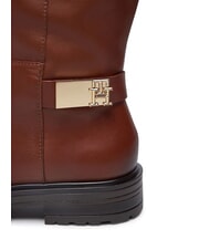 TOMMY HILFIGER TH Buty sk&oacute;rzane Allti koniakowy brąz - Buty damskie - 4