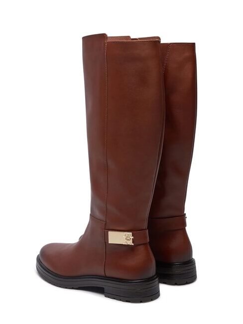 TH Buty sk&oacute;rzane Allti koniakowy brąz - Buty damskie