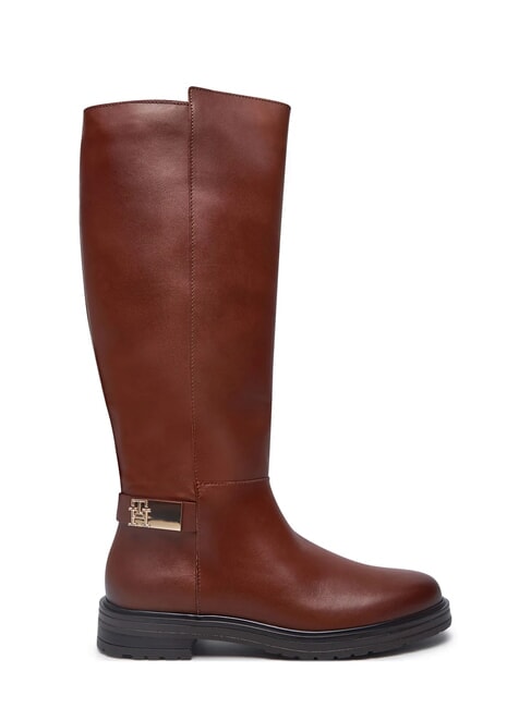 TH Buty sk&oacute;rzane Allti koniakowy brąz - Buty damskie