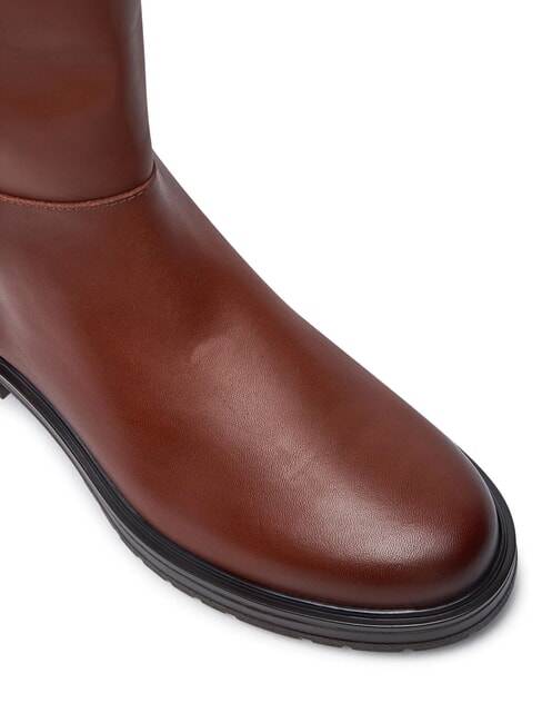 TH Buty sk&oacute;rzane Allti koniakowy brąz - Buty damskie