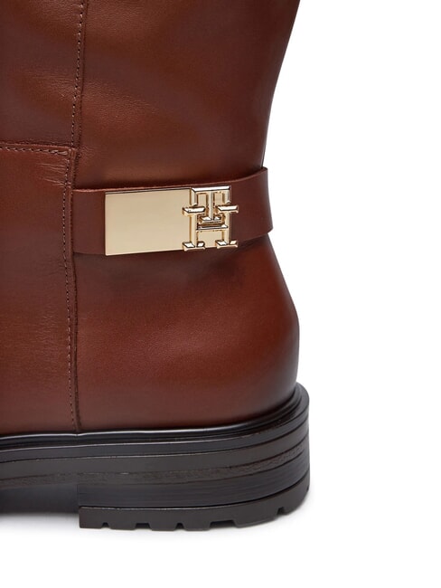 TH Buty sk&oacute;rzane Allti koniakowy brąz - Buty damskie