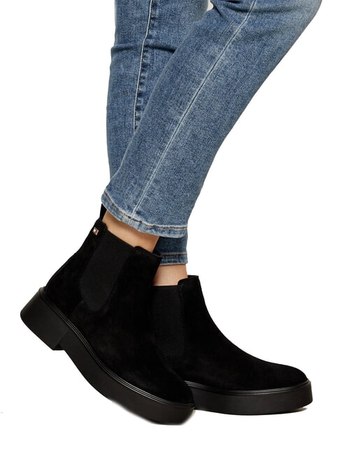 MINIMAL Zamszowe botki czarny - Buty damskie