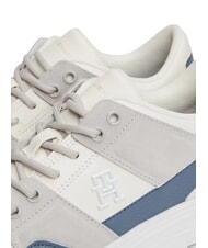 TOMMY HILFIGER TH Sk&oacute;rzane trampki biały - Buty damskie - 3
