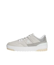 TOMMY HILFIGER TH Sk&oacute;rzane trampki szary - Buty damskie - 2