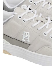TOMMY HILFIGER TH Sk&oacute;rzane trampki szary - Buty damskie - 4