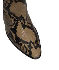 TOMMY HILFIGER TH  Sk&oacute;rzane buty teksańskie beżowy - Buty damskie - 3