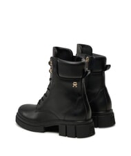 TOMMY HILFIGER LACE -UP BIKE Sk&oacute;rzane buty sznurowane czarny - Buty damskie - 6