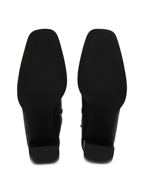 PARTY LEATHER SOCK Wysokie buty-skarpetki czarny - Buty damskie