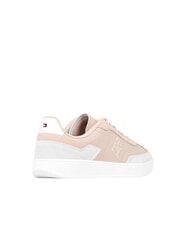 TOMMY HILFIGER HERITAGE COURT Sk&oacute;rzane trampki  r&oacute;żowy - Buty damskie - 4