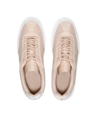 TOMMY HILFIGER HERITAGE COURT Sk&oacute;rzane trampki  r&oacute;żowy - Buty damskie - 6