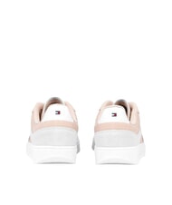 TOMMY HILFIGER HERITAGE COURT Sk&oacute;rzane trampki  r&oacute;żowy - Buty damskie - 7